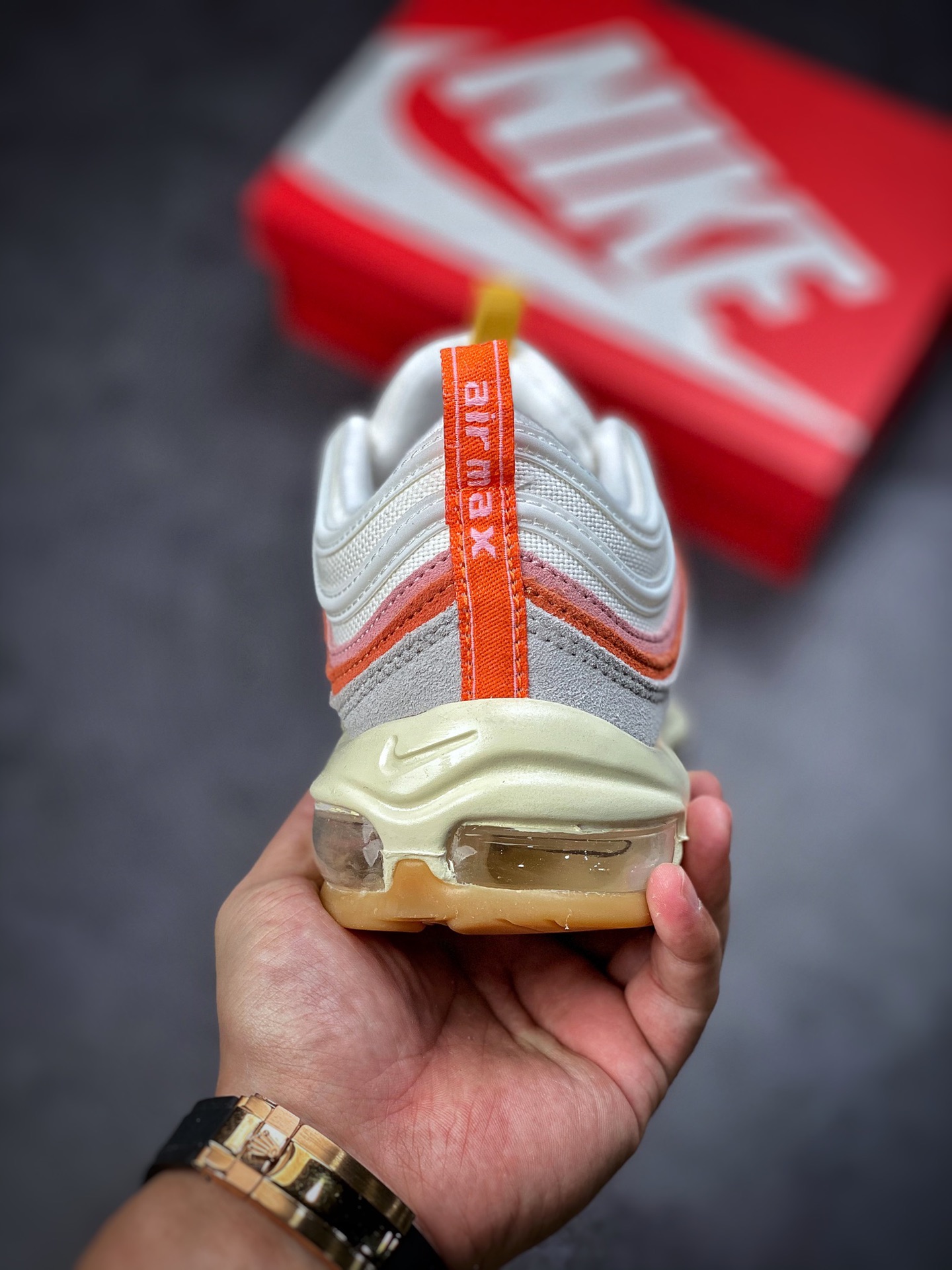240 #纯原级 Nike Air Max 97子弹 奶油色 DQ7655-100