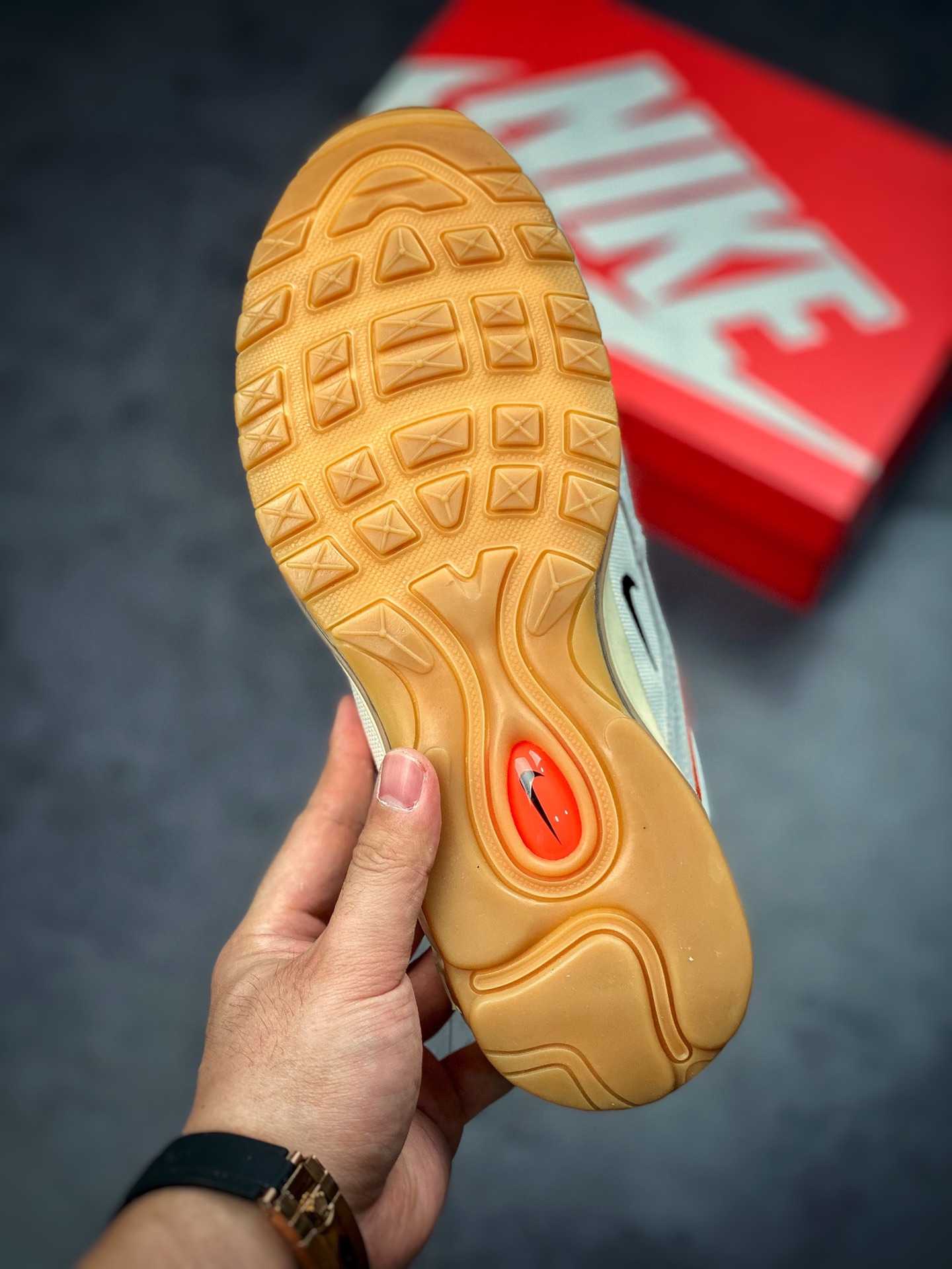 240 #纯原级 Nike Air Max 97子弹 奶油色 DQ7655-100