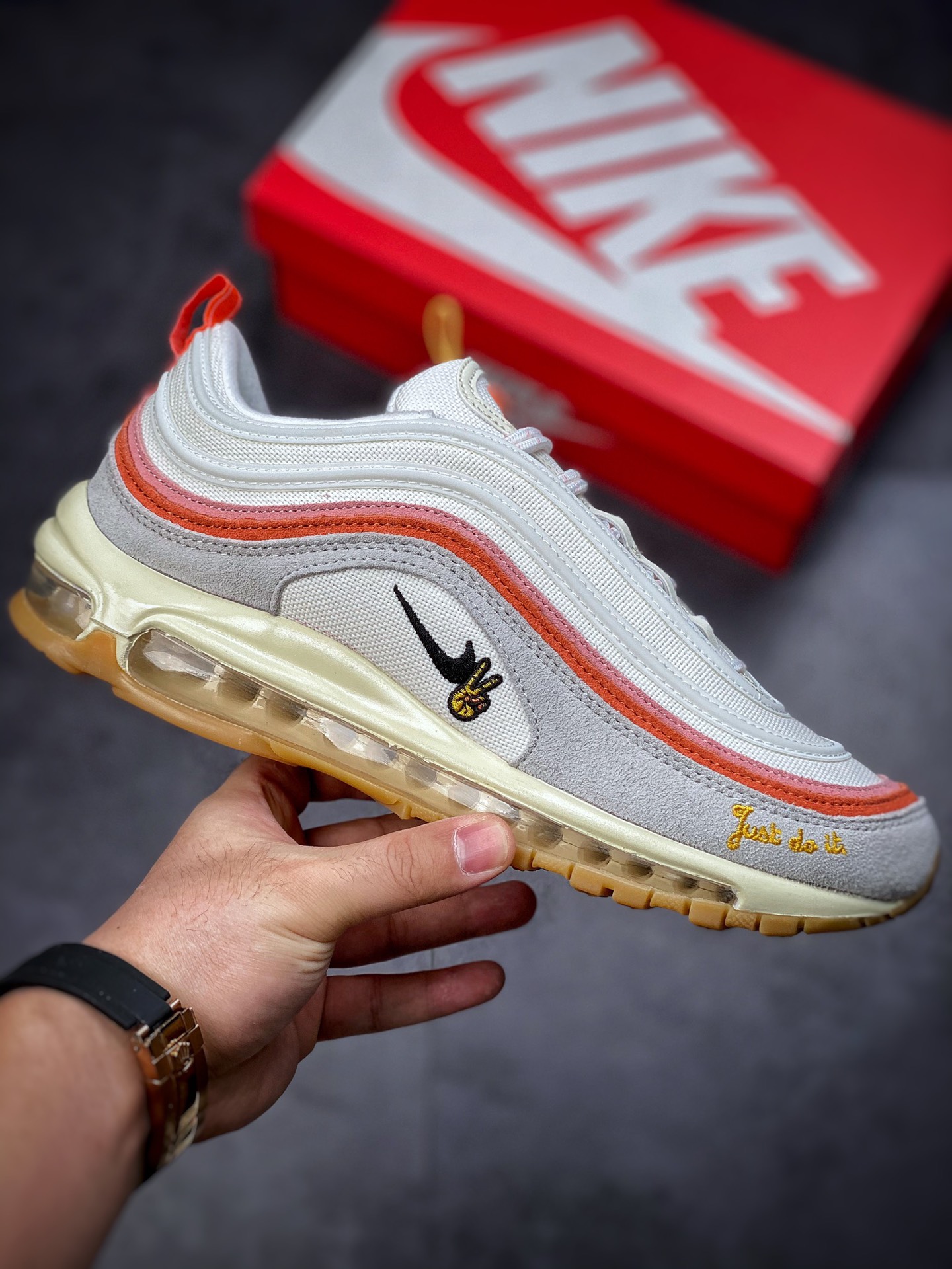 240 #纯原级 Nike Air Max 97子弹 奶油色 DQ7655-100