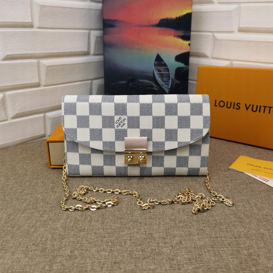 Damier Canvas Wallet - Front View