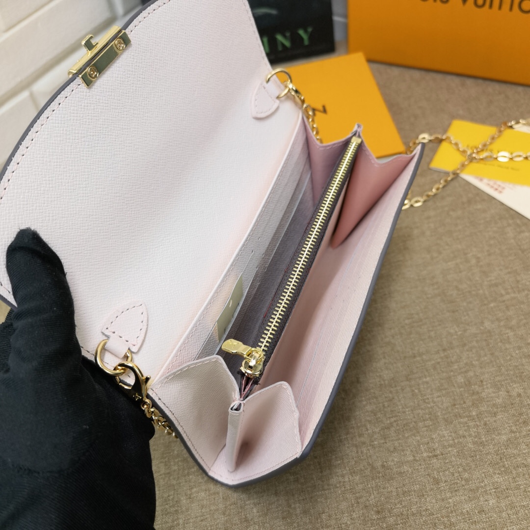 Damier Wallet - Back View