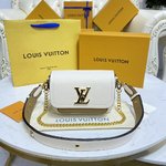 Louis Vuitton LV Lockme Tender Store
 Bags Handbags Black Blue Brown Dark Green Grey Pink Purple Red White Calfskin Cowhide Chains M58555