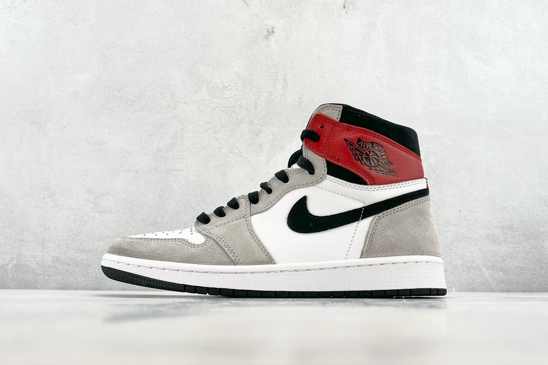 DT纯原AJ1 纯原版本 Air Jordan 1 Retro 烟灰 “小Union” 原鞋原楦头纸板开发 原厂Prime Asia皮料打造 正确鞋垫背胶 飞翼3D高频深度立体