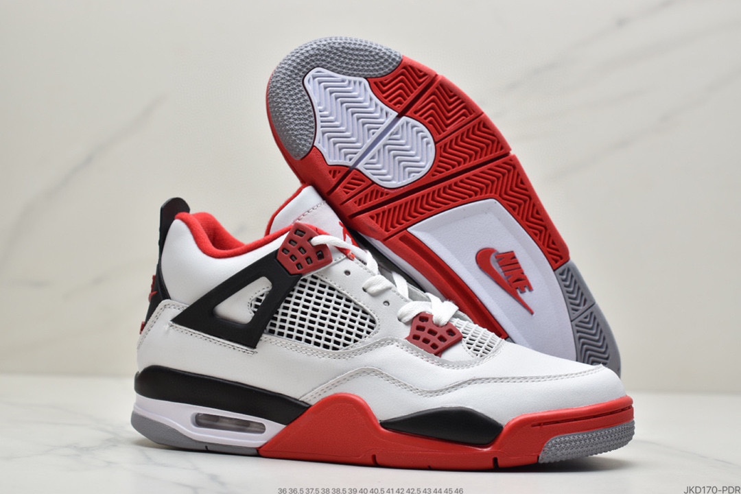 160 乔丹NK Air Jordan 4 Retro ” Hot Lava ” AJ4乔4 热熔岩篮球鞋308497-116