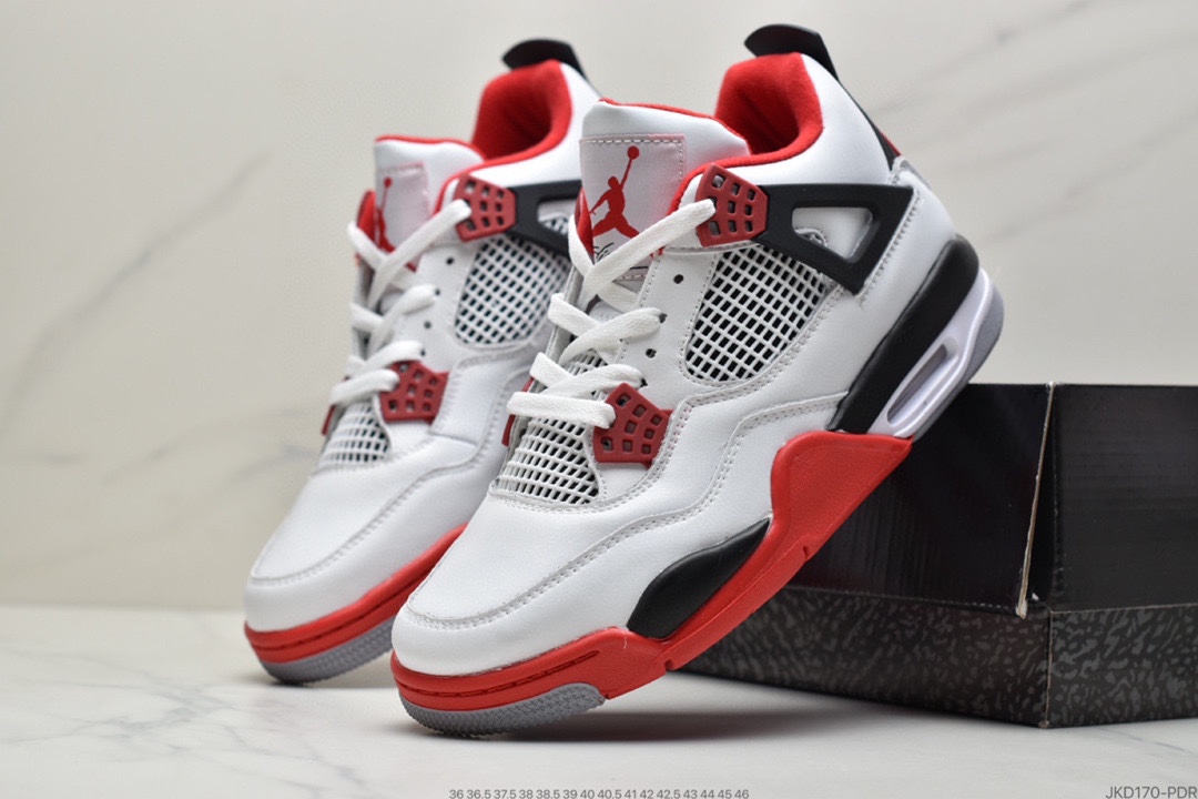 160 乔丹NK Air Jordan 4 Retro ” Hot Lava ” AJ4乔4 热熔岩篮球鞋308497-116