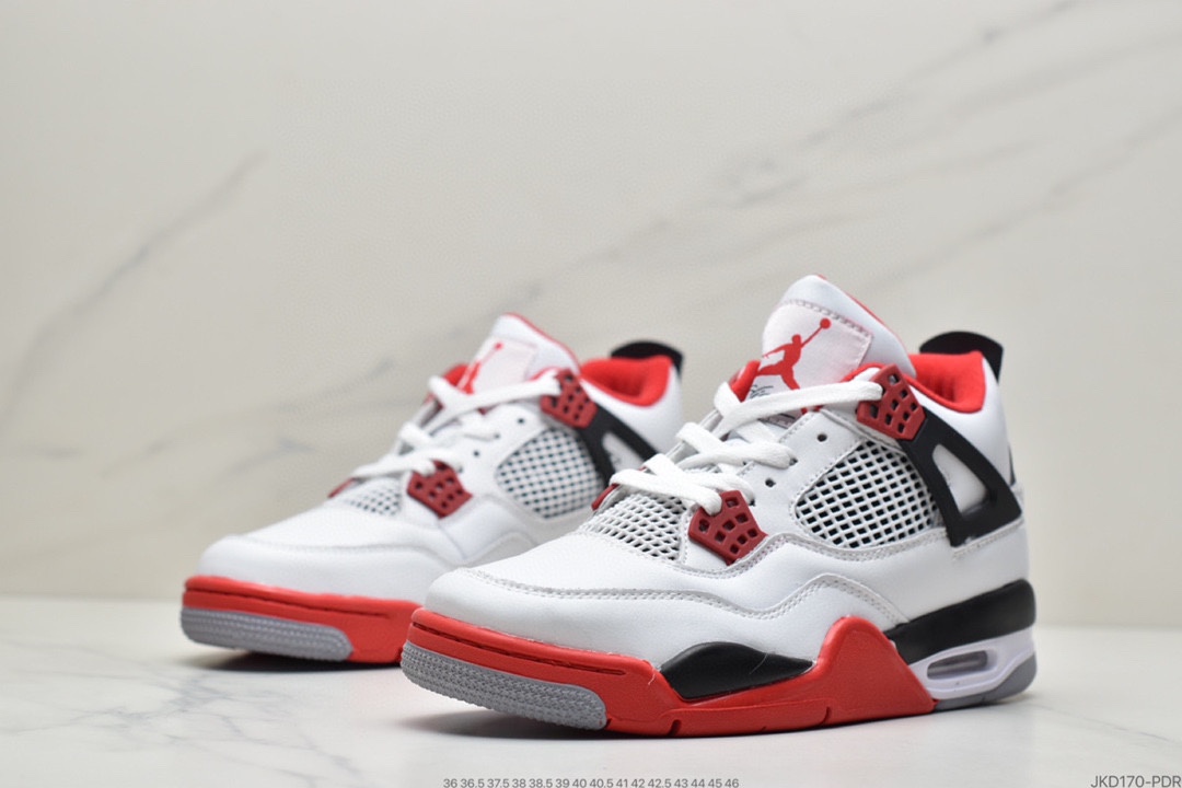 160 乔丹NK Air Jordan 4 Retro ” Hot Lava ” AJ4乔4 热熔岩篮球鞋308497-116