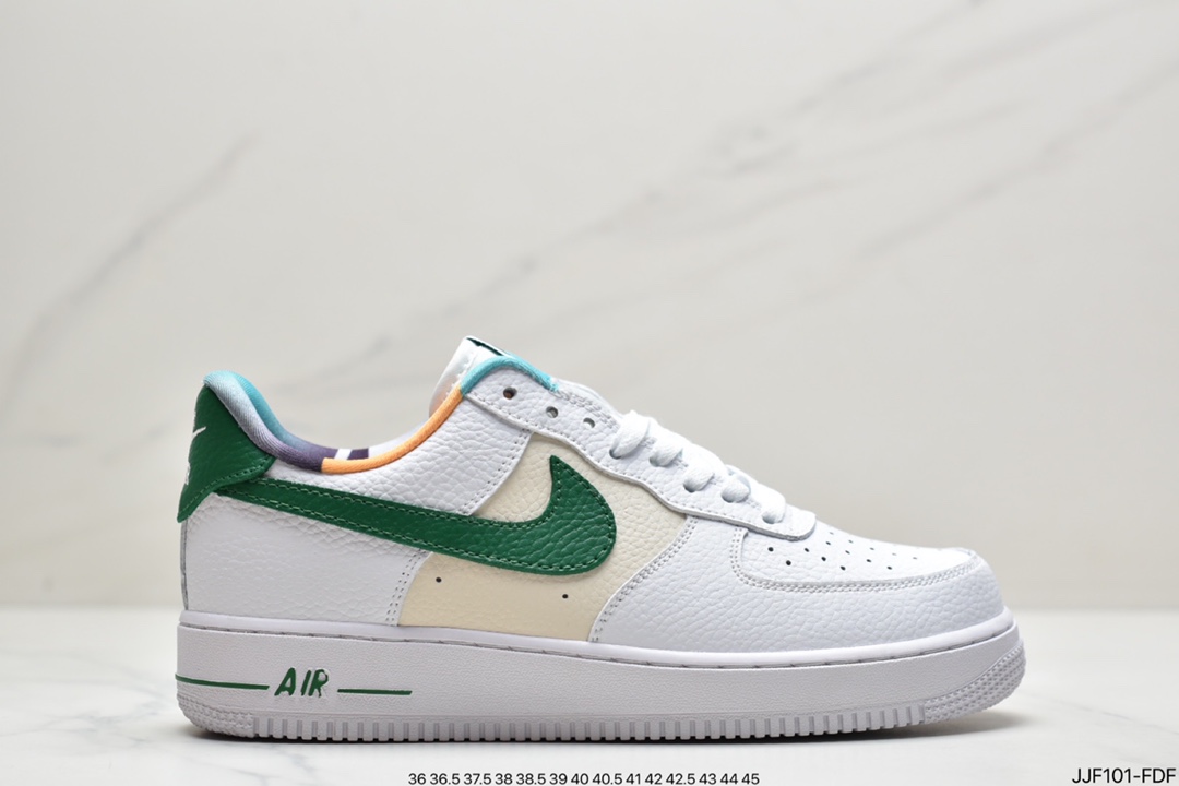 135 真标耐克Nike Air Force1 07 LV8空军一号低帮运动休闲板鞋原装级别 DJ5148-100