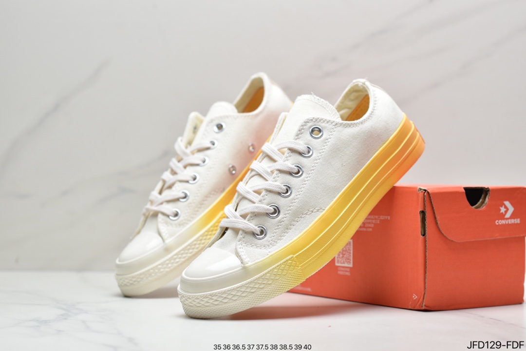 Converse Chuck 1970S New Gradient Lemon Low Casual Shoe A00534C