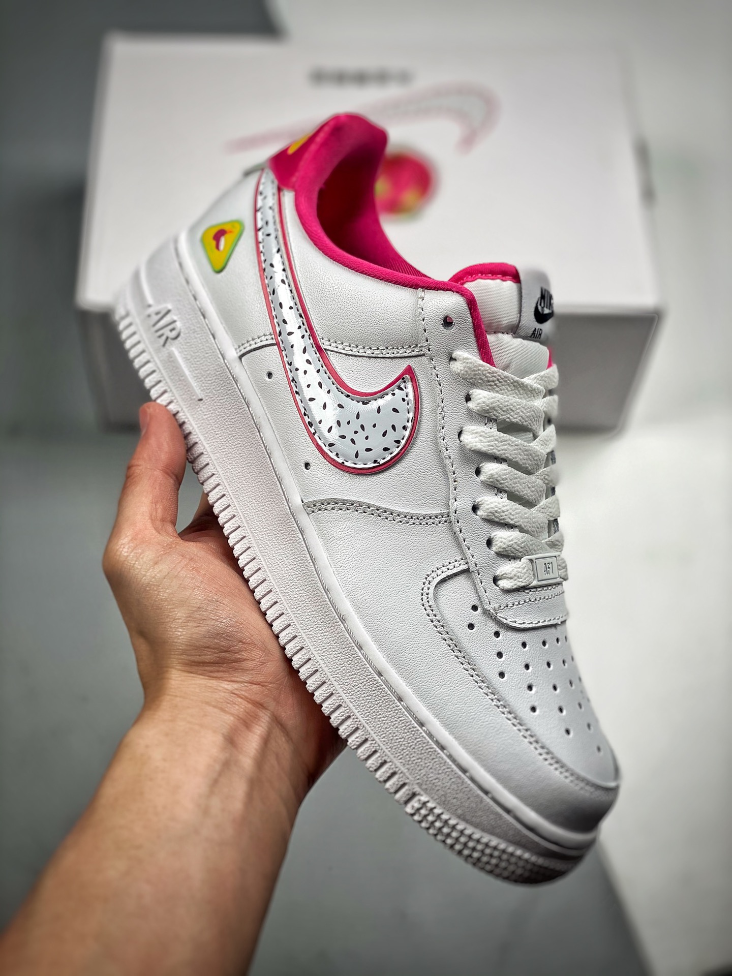 -3 Nk Air Force 1'07 Low Pitahaya Fuerza Aérea Uno de caña baja zapatillas casuales Sincronización oficial Nivel origin…