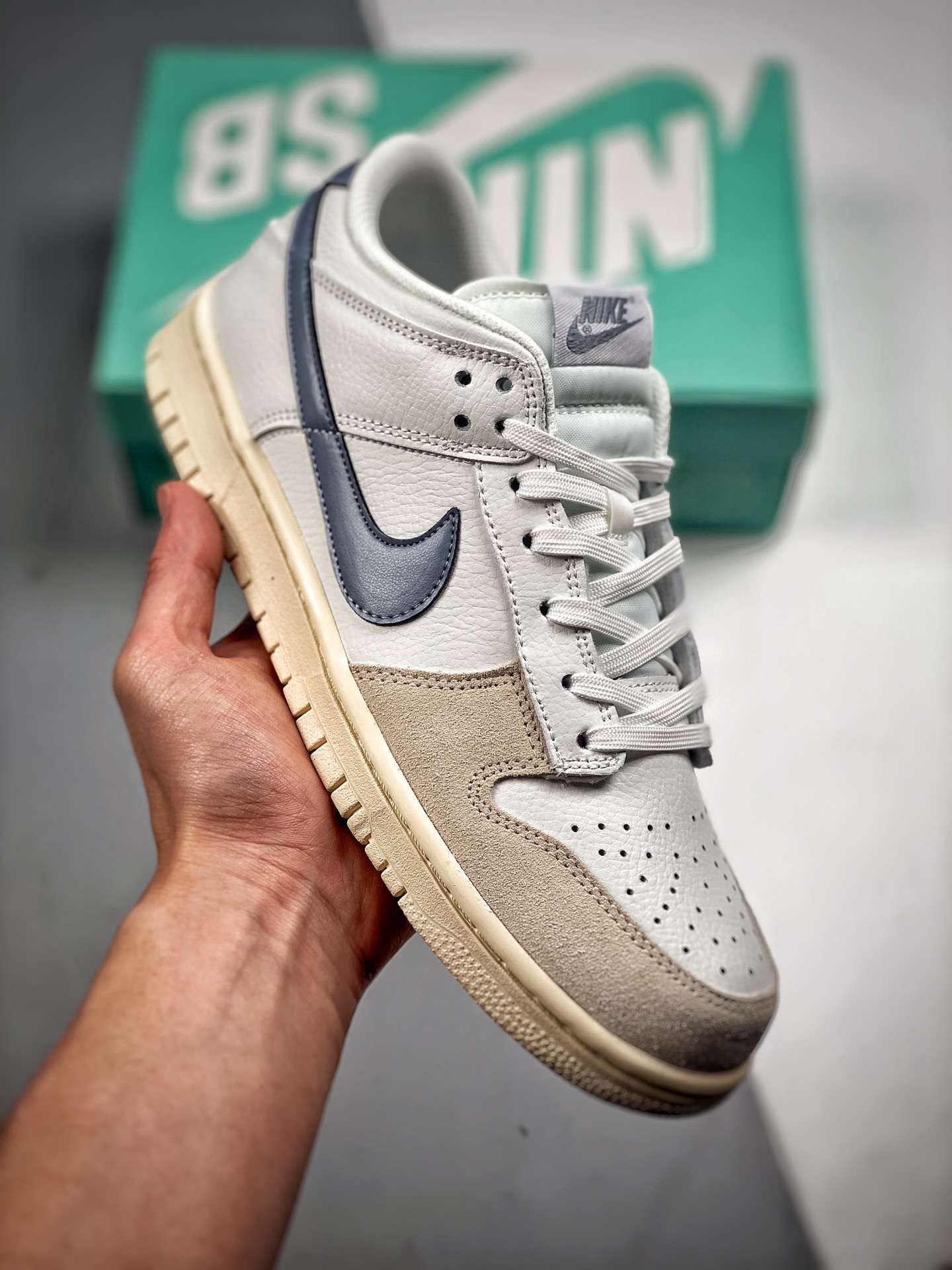 -2 NK Dunk Low crema, producción original pura de fábrica, fotos reales primer lanzamiento, material de capa superior o…