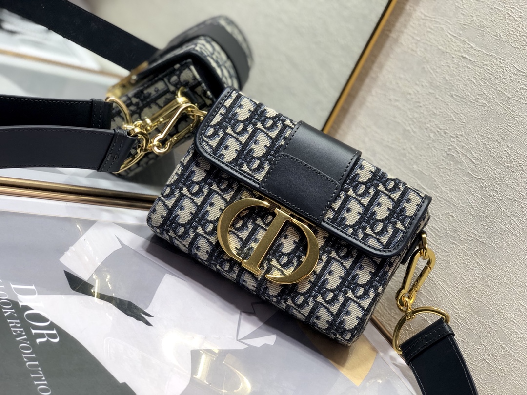 Éxito de ventas💕2232-1 Di❤r Montaigne Mini Box ✨❗️17.5 cm