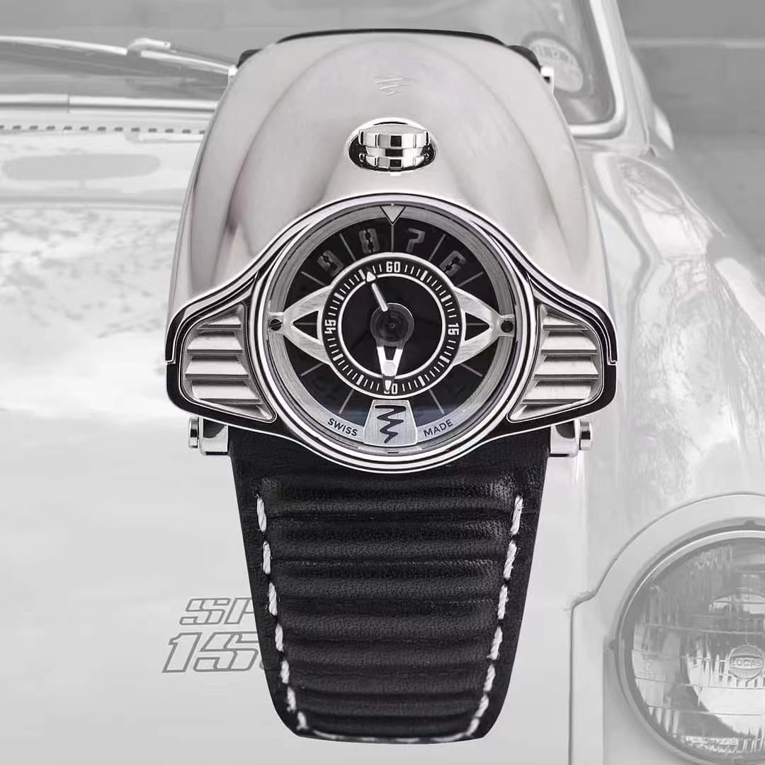 NO:741774,Diamond Azimuth/The latest and most sci-fi watch. This timepiece universe represents speed and precision, suitable for those who pursue speed and passion. Azimuth relaxes with the wind, fights against the wind, and bursts out with the ultimate track passion. It is inspired by the subversive work of classic cars. Take this Azimuth car series timepiece and go chasing the wind together. The unique case profile design is derived from the showy curves of the retro Porsche 911. The eye-catching dial is similar to a racing speedometer, and the time function is relatively simple.  It is not a very complicated watch. The main thing is that the workmanship is individual. It is decorated with two vents. The case is made of 316L polished stainless steel and is made of one-piece sandblasting PVD technology. The processing is extremely difficult. Therefore, the labor price is a little expensive. Of course, such a good case must be matched with an imported mechanical movement, and the time stability is naturally unquestionable.  The brand mark GT003 engraved on the entire watch is clear and lively, and the energy storage of this watch is 36 hours of power. It has the shape of a sports car as advertised, and also has the power of a sports car. The entire watch scale is 50mmx54mm, and it is magnificent. The leather strap is like a crocodile gill, showing domineering and style. It is 30 meters waterproof for daily use. It is an Azim watch worth owning.19860909钻 阿兹姆/最新最科幻的腕表 这个时计宇宙代表了速度和精确度,适合那些追求速度与激情的人.阿兹姆 顺风而弛,逆风迎战,迸发极致赛道激情,灵感源于经典汽车的颠覆性之作. 带上这款Azimuth汽车系列时计,一起去追风吧. 独特外壳轮廓设计来源于复古保时捷911炫耀的曲线.醒目表盘类似赛车计速器,时间功能还是比较简单的. 并不是一款非常复杂的腕表,主要是做工显得个性.装饰两个通风口,表壳采用316L抛光不锈钢材质一体成型,喷砂PVD工艺,加工难度极高.所以工价也是稍微有一点点小贵的,当然这么好的外壳,当然要搭配进口机械机芯,时间稳定度自然不容置疑,整体表款篆刻品牌标GT003清晰明快,而且这款腕表的储能是36小时的动力,一贯如宣传一样拥有跑车的造型,亦有跑车的动力.整表尺50mmx54mm,大气斐然.鳄鱼腮一样皮革表带,彰显霸气与格调,30米生活防水,值得拥有的阿兹姆手表.,,Watch