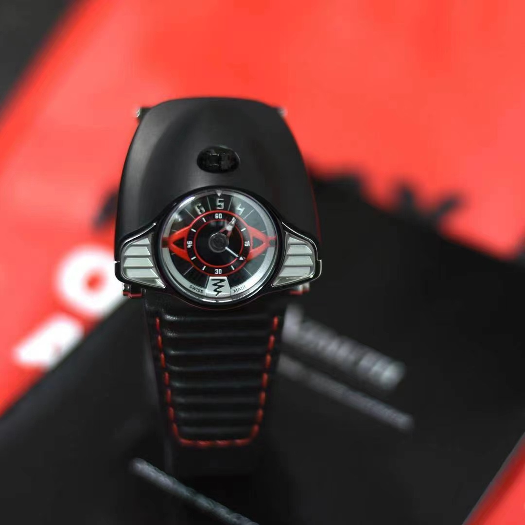 NO:741777,Diamond Azimuth/The latest and most sci-fi watch. This timepiece universe represents speed and precision, suitable for those who pursue speed and passion. Azimuth relaxes with the wind and fights against the wind, bursting out the ultimate track passion, inspired by the subversive work of classic cars. Take this Azimuth car series timepiece and go chasing the wind together. The unique case profile design is derived from the curves of the retro Porsche 911. The eye-catching dial is similar to a racing speedometer, and the time function is relatively simple.  It is not a very complicated watch. The main thing is that the workmanship is individual. It is decorated with two vents. The case is made of 316L polished stainless steel and is made of one-piece sandblasting PVD technology. The processing is extremely difficult. Therefore, the labor price is a little expensive. Of course, such a good case must be matched with an imported mechanical movement, and the time stability is naturally unquestionable.  The brand mark GT003 engraved on the entire watch is clear and lively, and the energy storage of this watch is 36 hours of power. It has the shape of a sports car as advertised, and also has the power of a sports car. The entire watch scale is 50mmx54mm, and it is magnificent. The leather strap is like a crocodile gill, showing domineering and style. It is 30 meters waterproof for daily use. It is an Azim watch worth owning.19860909钻 阿兹姆/ 最新最科幻的腕表 这个时计宇宙代表了速度和精确度,适合那些追求速度与激情的人.阿兹姆 顺风而弛,逆风迎战,迸发极致赛道激情,灵感源于经典汽车的颠覆性之作. 带上这款Azimuth汽车系列时计,一起去追风吧. 独特外壳轮廓设计来源于复古保时捷911炫耀的曲线.醒目表盘类似赛车计速器,时间功能还是比较简单的. 并不是一款非常复杂的腕表,主要是做工显得个性.装饰两个通风口,表壳采用316L抛光不锈钢材质一体成型,喷砂PVD工艺,加工难度极高.所以工价也是稍微有一点点小贵的,当然这么好的外壳,当然要搭配进口机械机芯,时间稳定度自然不容置疑,整体表款篆刻品牌标GT003清晰明快,而且这款腕表的储能是36小时的动力,一贯如宣传一样拥有跑车的造型,亦有跑车的动力.整表尺50mmx54mm,大气斐然.鳄鱼腮一样皮革表带,彰显霸气与格调,30米生活防水,值得拥有的阿兹姆手表.,,Watch