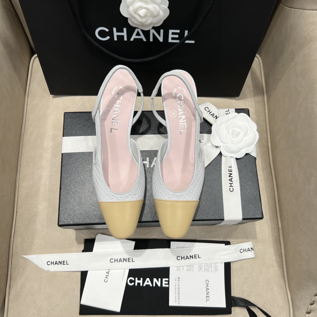 Wholesale Sale
 Chanel Shoes Sandals Splicing Spring/Summer Collection Fashion Casual