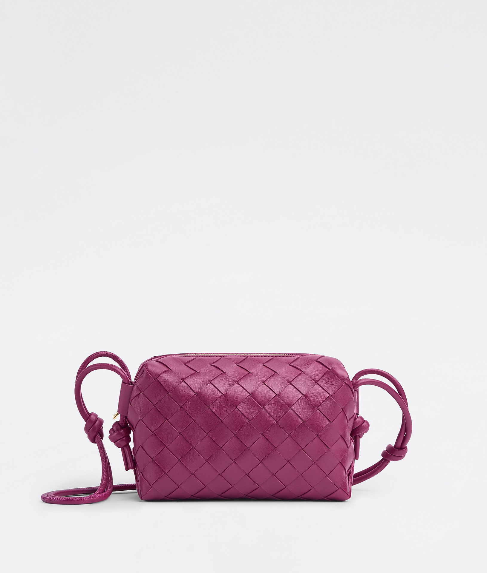 Bottega Veneta LOOP 编织小方包 666683朱砂红