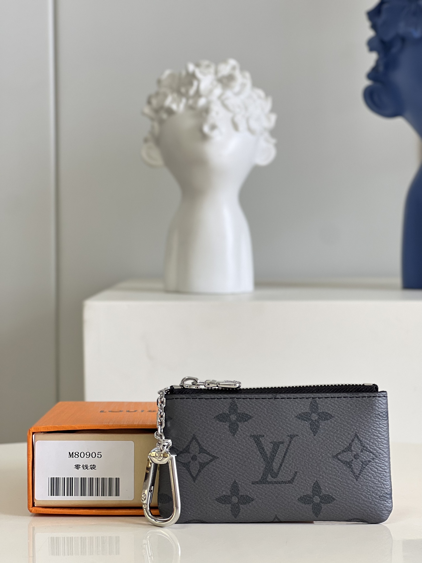 Louis Vuitton Wallet Grey Monogram Canvas M80905