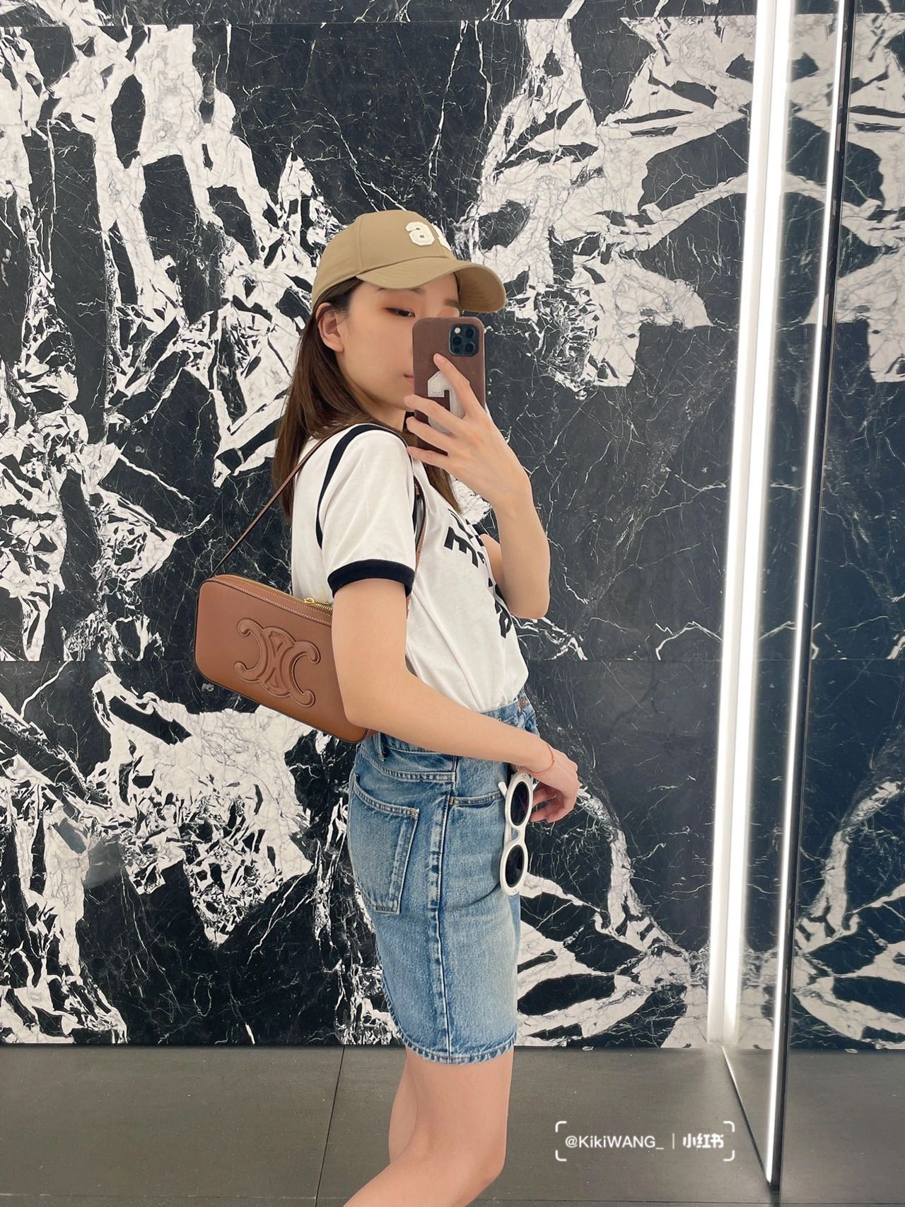 CELINE CAMERA SHOULDER 26CM BAG 199183焦糖色