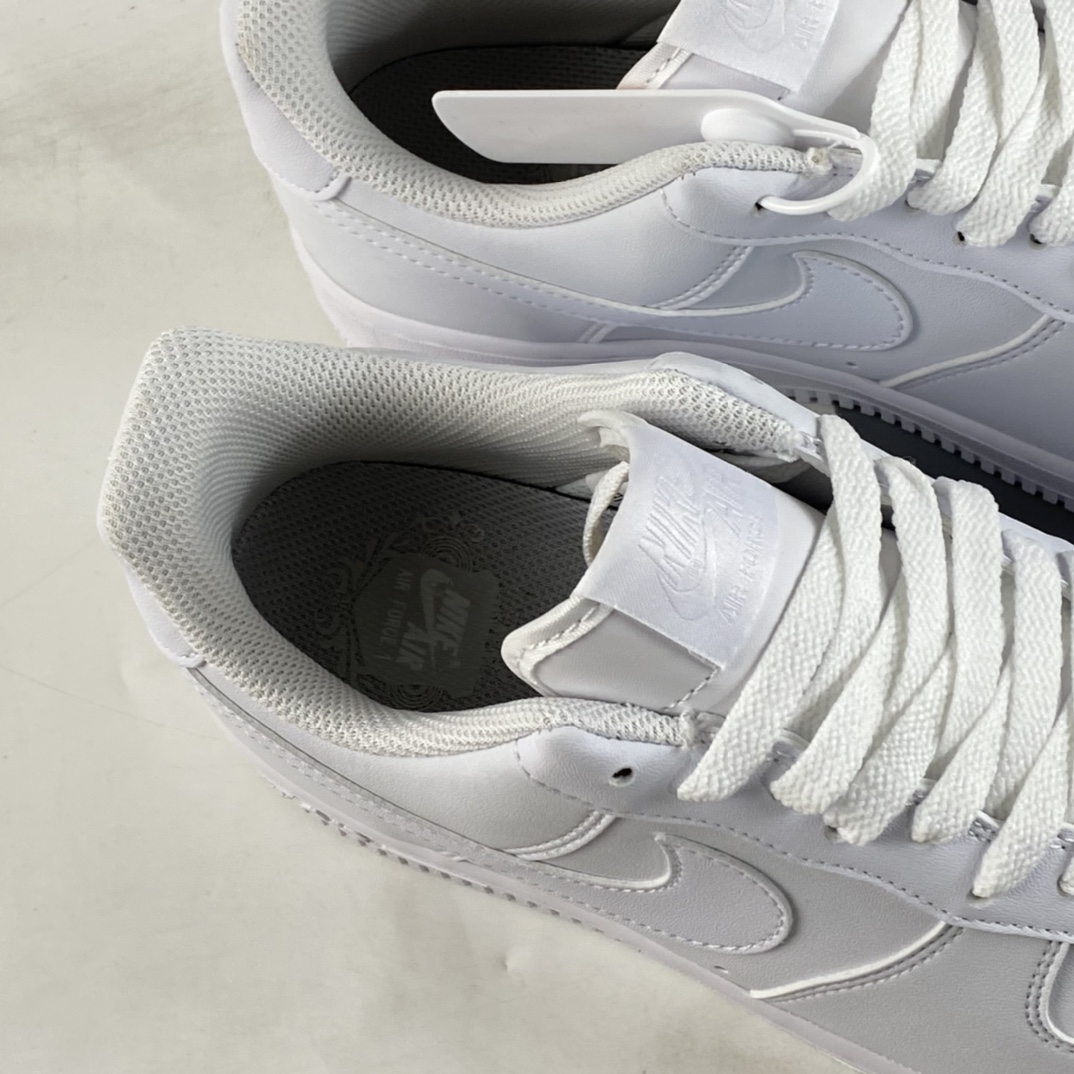 P160 Nike Air Force 1’07 Low 紫光北极星 空军一号全白低帮休闲板鞋 CW2288-188