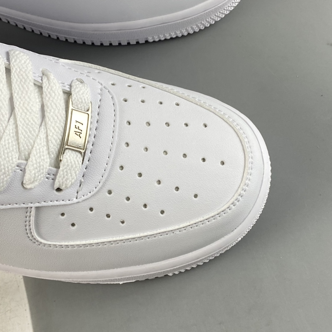 P160 Nike Air Force 1’07 Low 紫光北极星 空军一号全白低帮休闲板鞋 CW2288-188