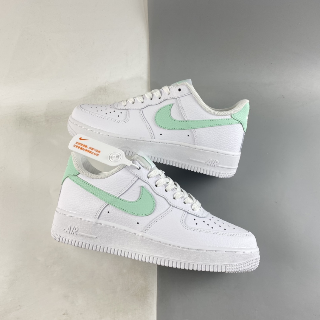 P200 Nike Air Force 1’07 Low 白浅绿 空军一号低帮休闲板鞋 CT3839-105