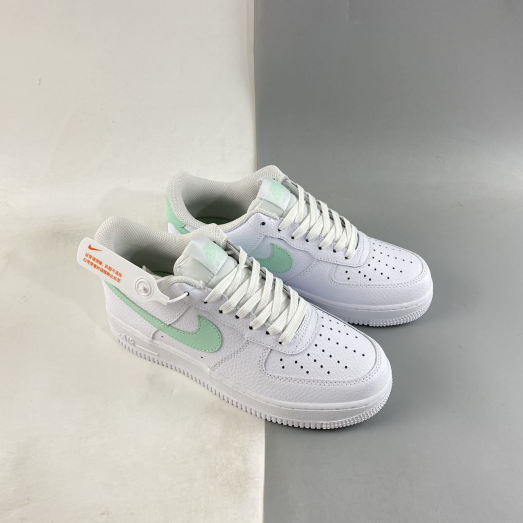 P200 Nike Air Force 1’07 Low 白浅绿 空军一号低帮休闲板鞋 CT3839-105