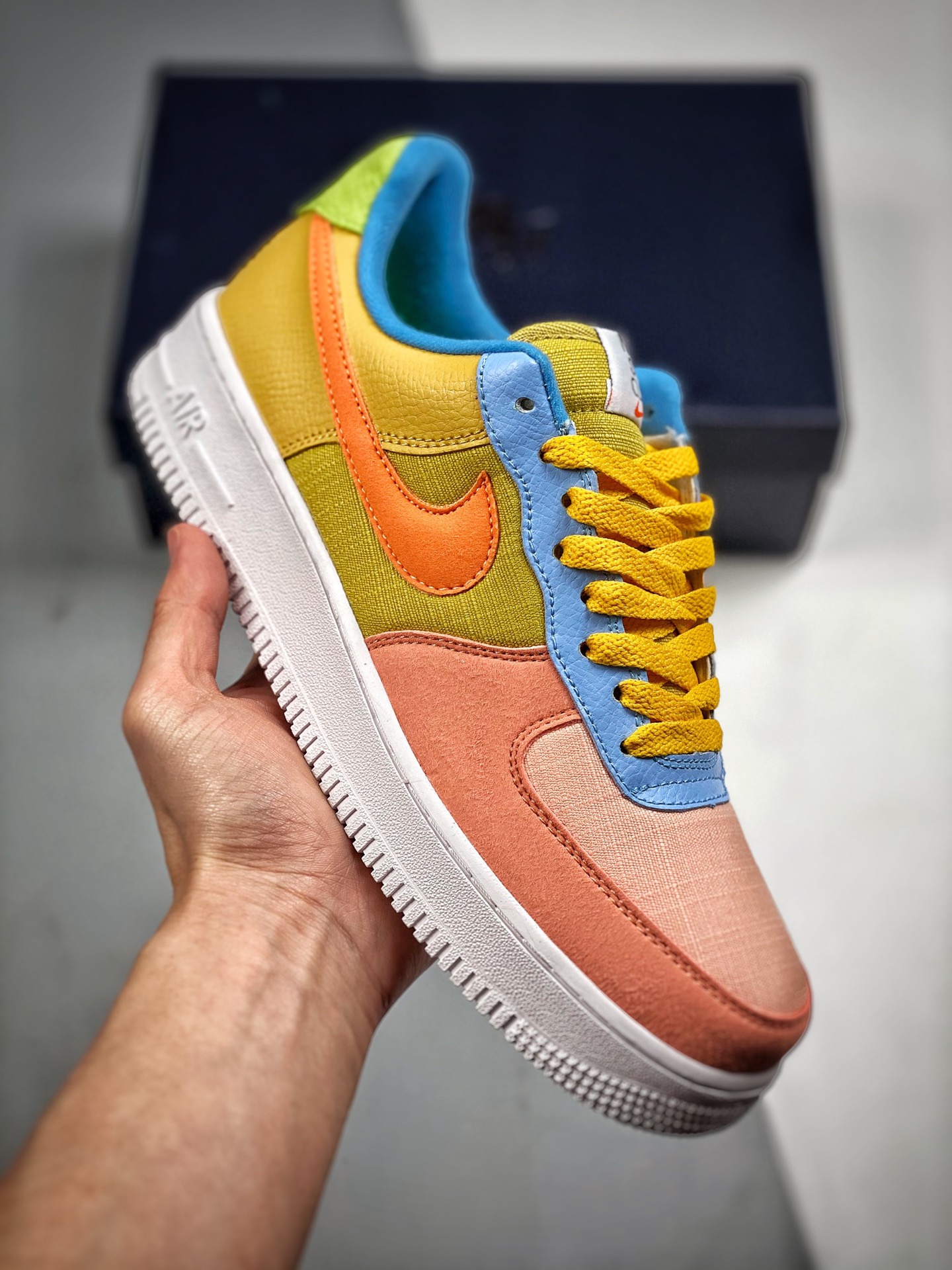 -3 Nike Air Force 1 '07 Low Candy Air Force 1 zapatillas deportivas de caña baja, horma original y cartón original, caj…