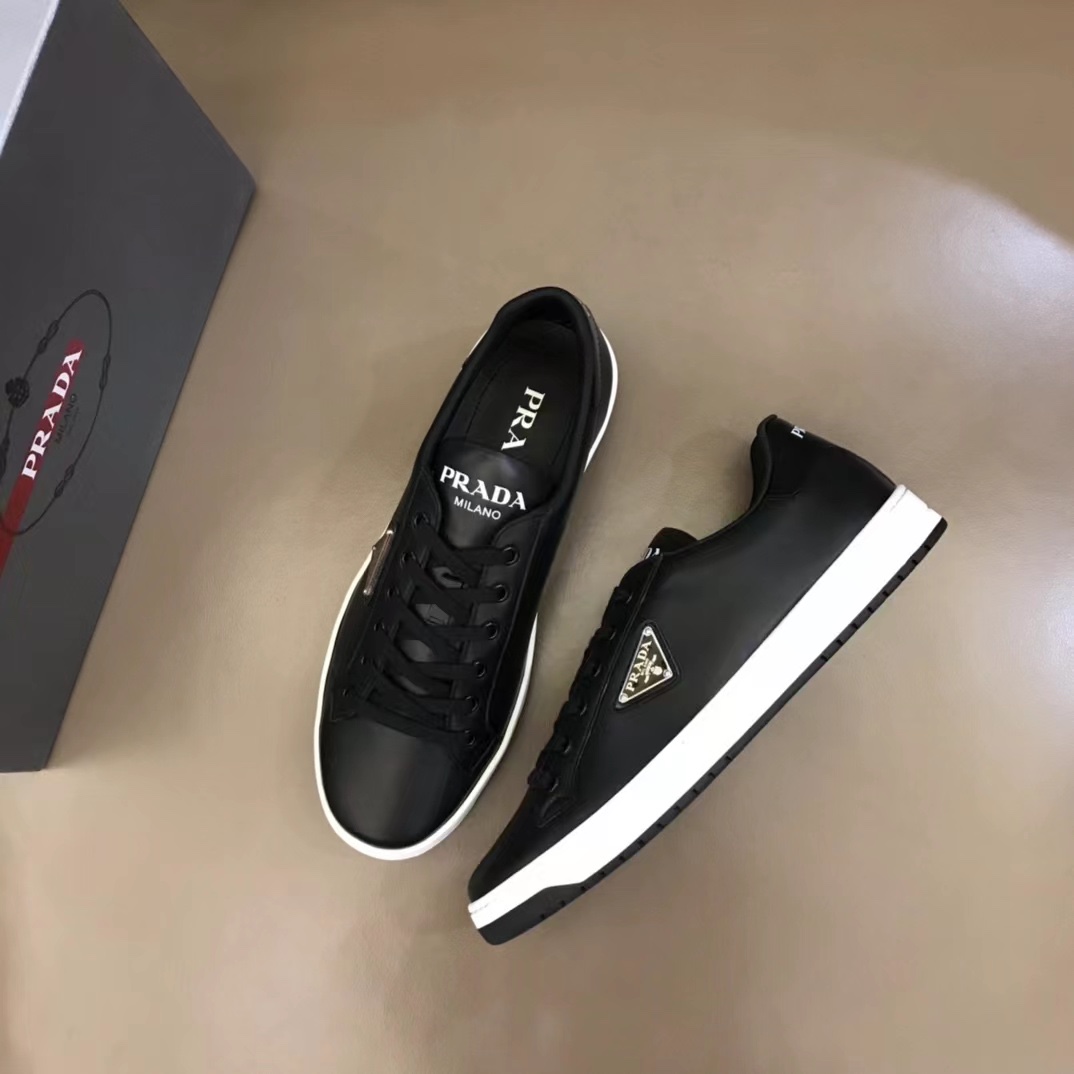 Prada Men's Leather Sneakers - High-Quality, Comfortable, and Stylish 3 i1651825690 3291 1