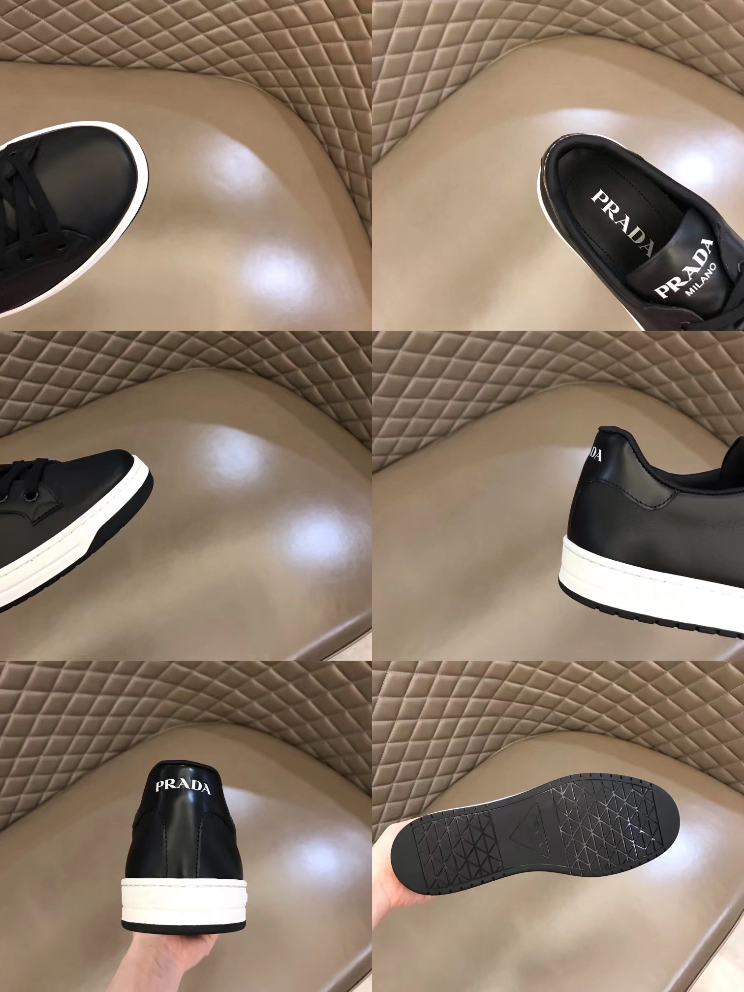 Prada Men's Leather Sneakers - High-Quality, Comfortable, and Stylish 10 i1651825690 7052 8