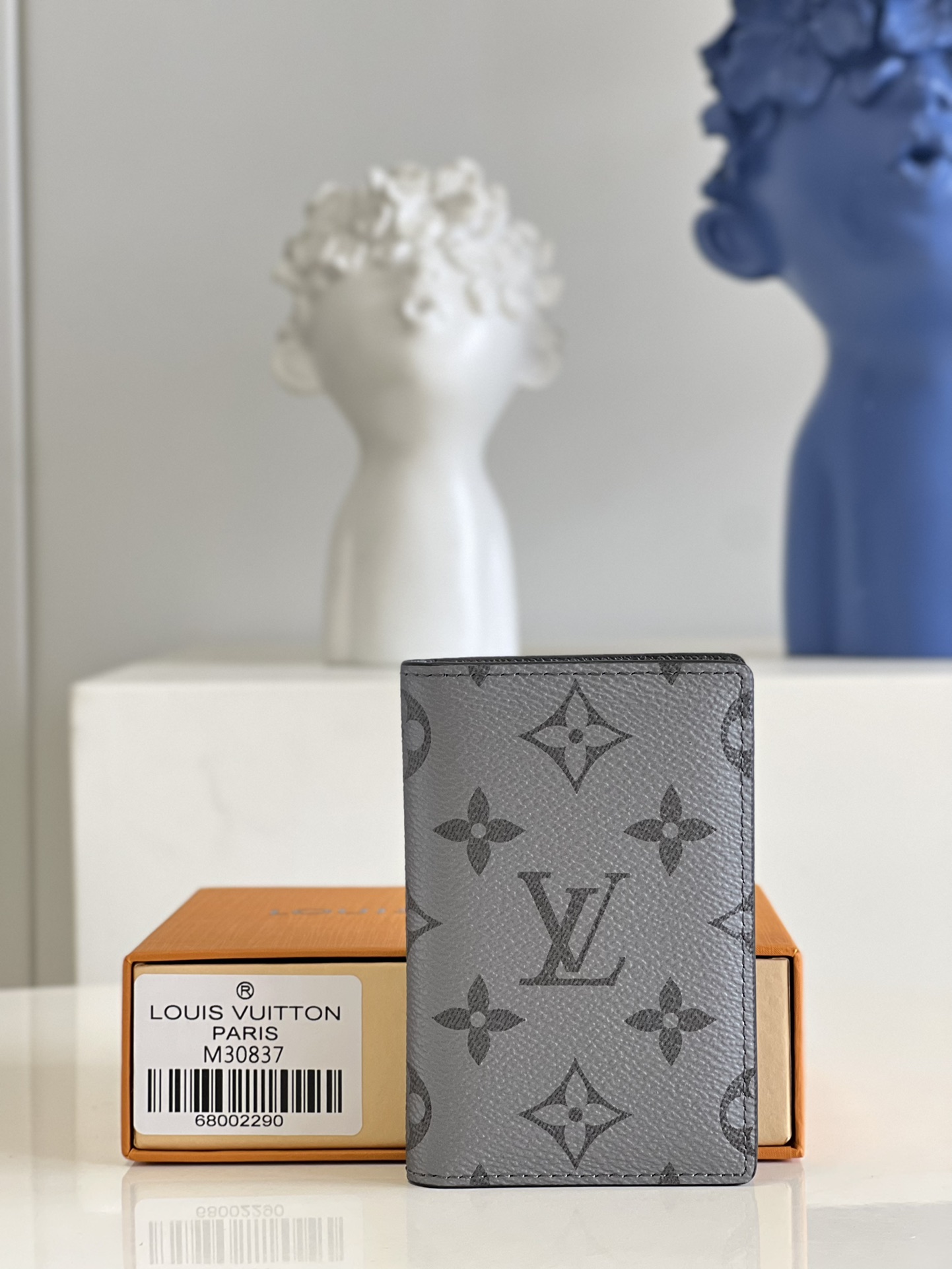 Buy Best High-Quality
 Louis Vuitton Wallet Grey Monogram Canvas M30837