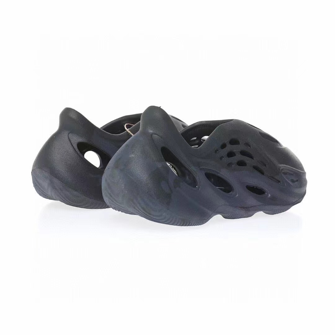 图片[7]-Adidas Yeezy Foam Runner Slide\”Stone Saget\”椰子童鞋户外风格包头运动沙滩凉拖防滑洞洞跑步凉鞋矿物午夜蓝GX8506 尺码：28码=10K 29码=11K 31码=12K 32码=13K 33=1Y-选品中心