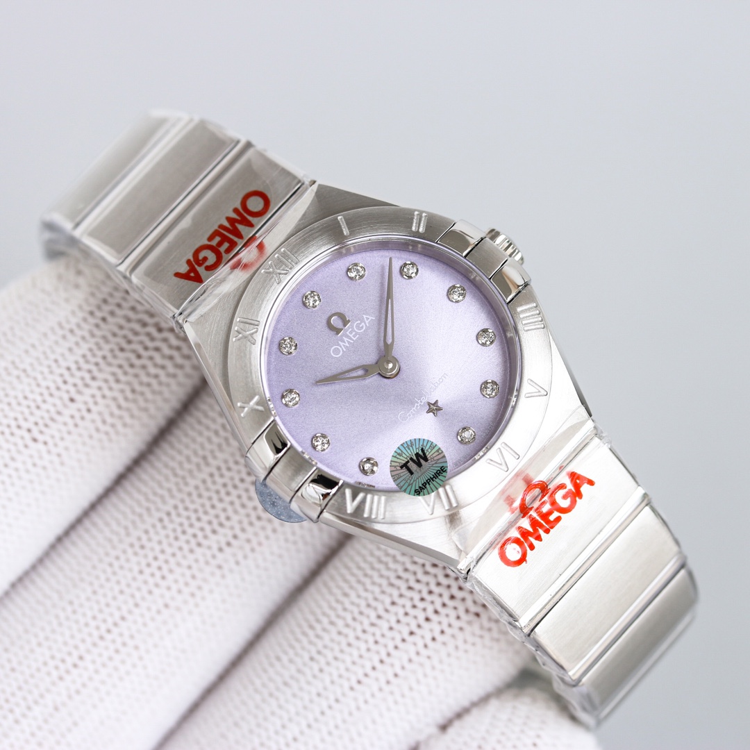 AAA Replica Designer
 OMEGA Omega Constellation Watch Set With Diamonds Women Swiss Movement