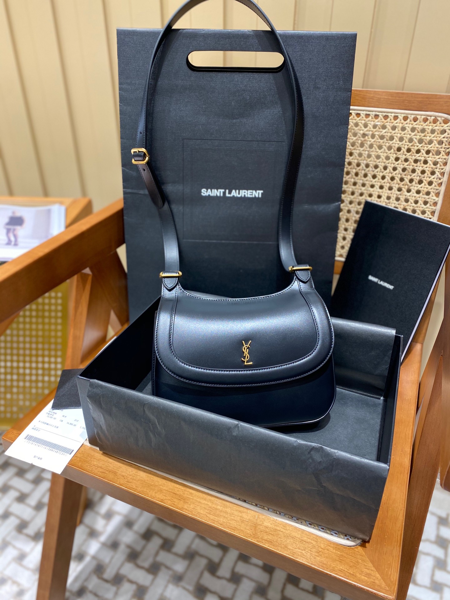 Saint laurent Ysl 𝐂𝐡𝐚𝐫𝐥𝐢𝐞 2022春夏最新款肩背斜挎包684742