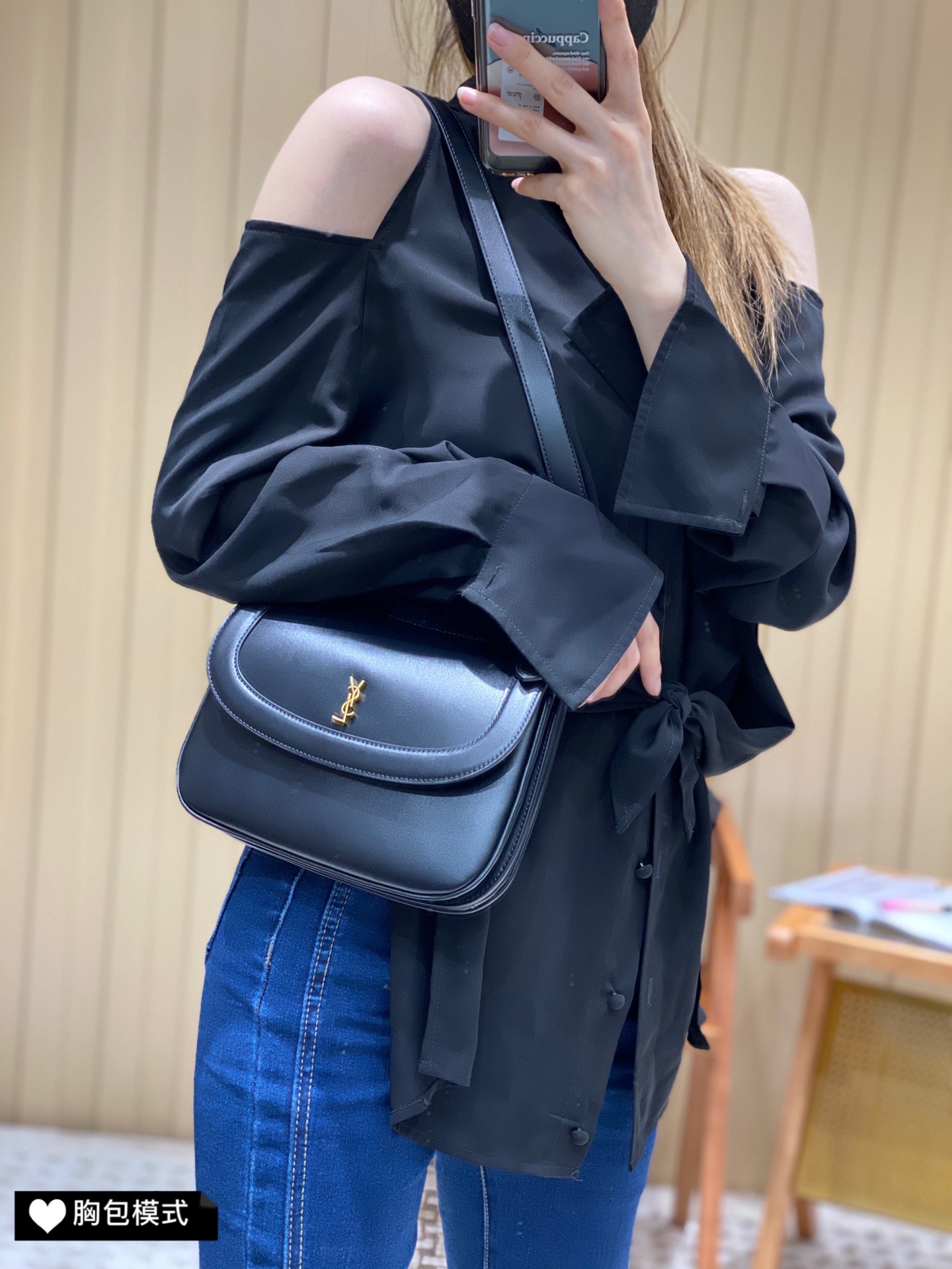 Saint laurent Ysl 𝐂𝐡𝐚𝐫𝐥𝐢𝐞 2022春夏最新款肩背斜挎包684742