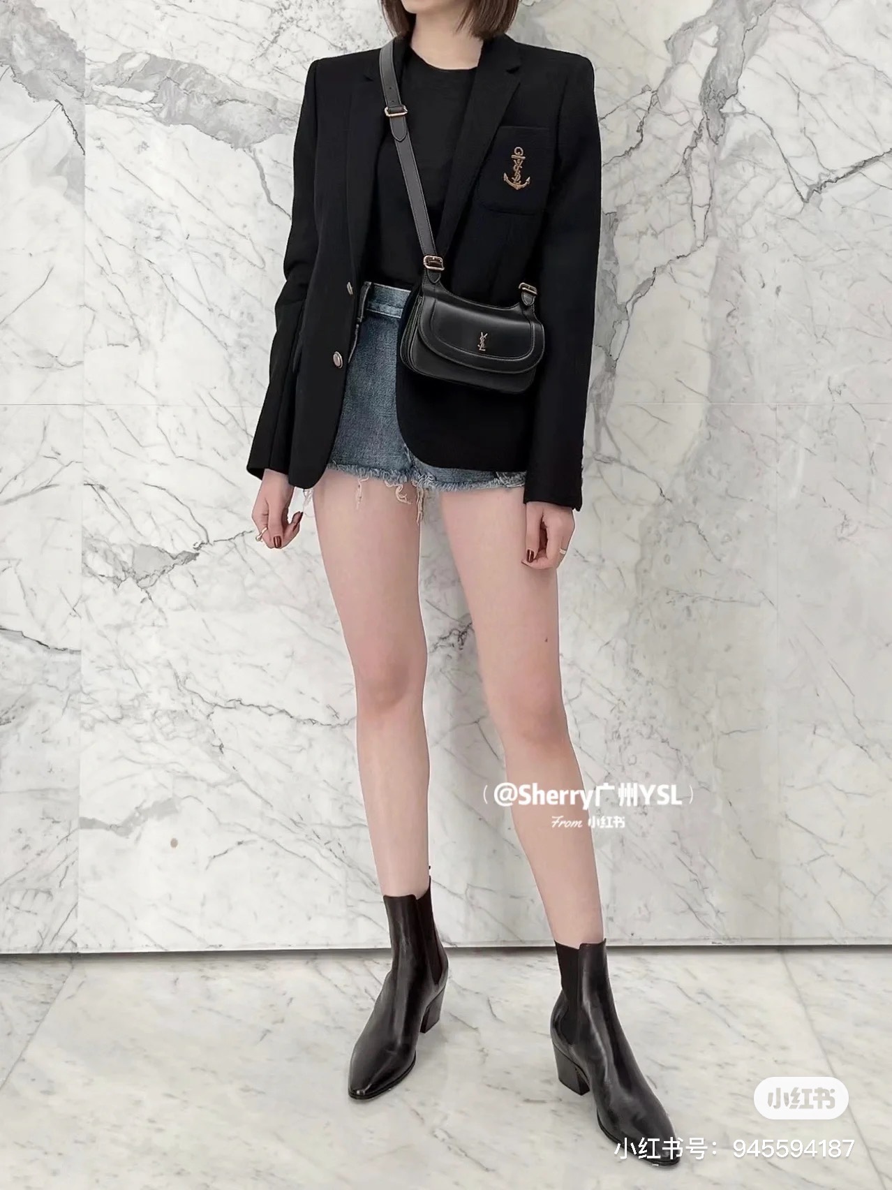 Saint laurent Ysl 𝐂𝐡𝐚𝐫𝐥𝐢𝐞 2022春夏最新款肩背斜挎包684742