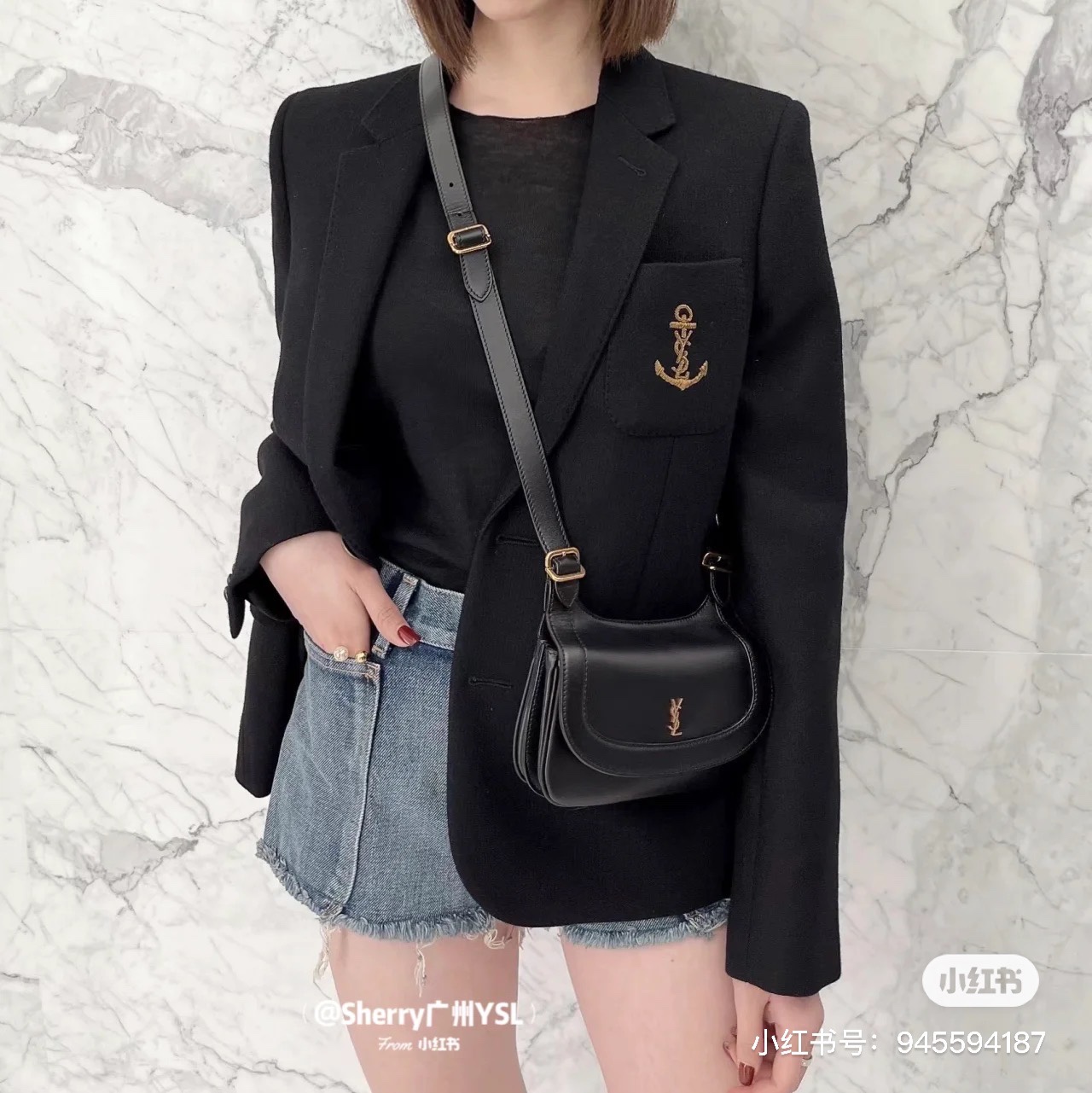 Saint laurent Ysl 𝐂𝐡𝐚𝐫𝐥𝐢𝐞 2022春夏最新款肩背斜挎包684742