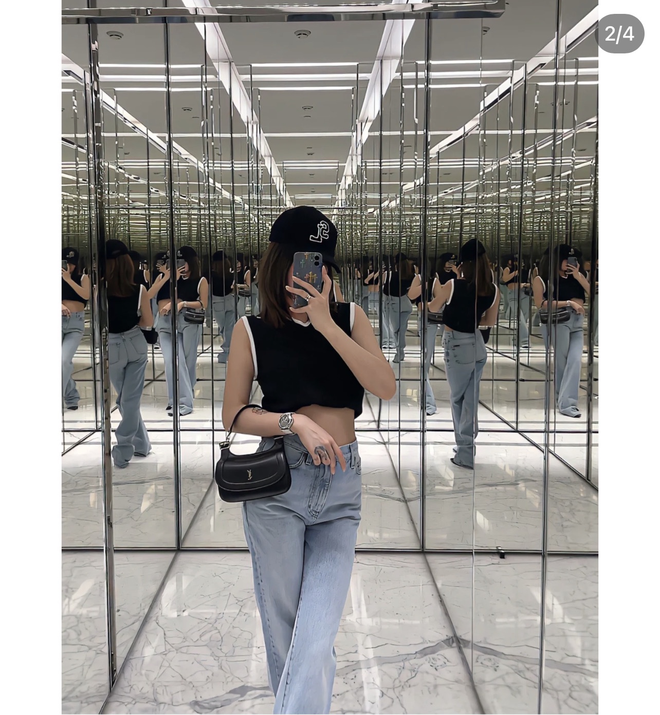 Saint laurent Ysl 𝐂𝐡𝐚𝐫𝐥𝐢𝐞 2022春夏最新款肩背斜挎包684742