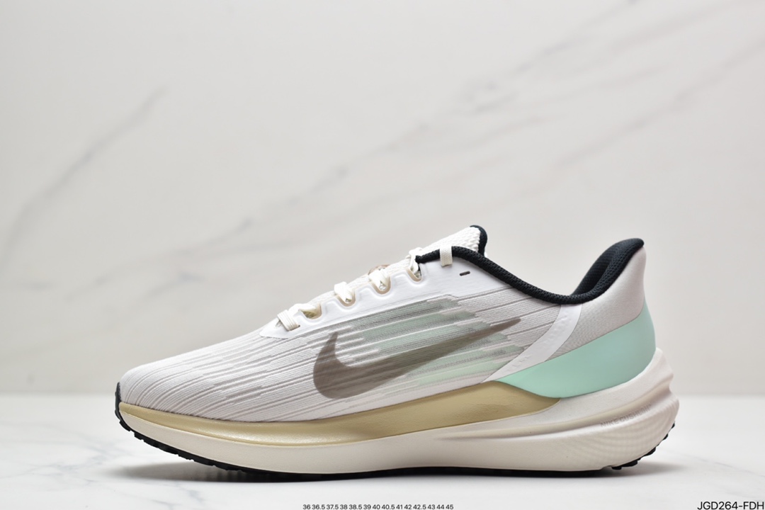 180 耐克Nike Air Zoom Winflo 9X登月系列网透面气 训跑练步鞋