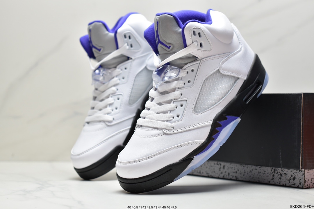 380 Air Jordan 5 “Stealth 2.0” 白蓝 DD0587-140