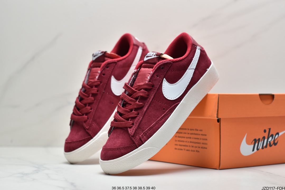 140 耐克Nike Blazer Mid ”1977 Vintage SE经典开拓者低帮百搭休闲运动板鞋DB5461