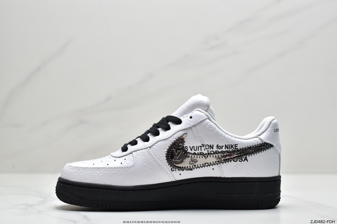 240 超奢联名 路易威登 LV×Nike Air Force 1 Low 07 空军一号 LV3369-100