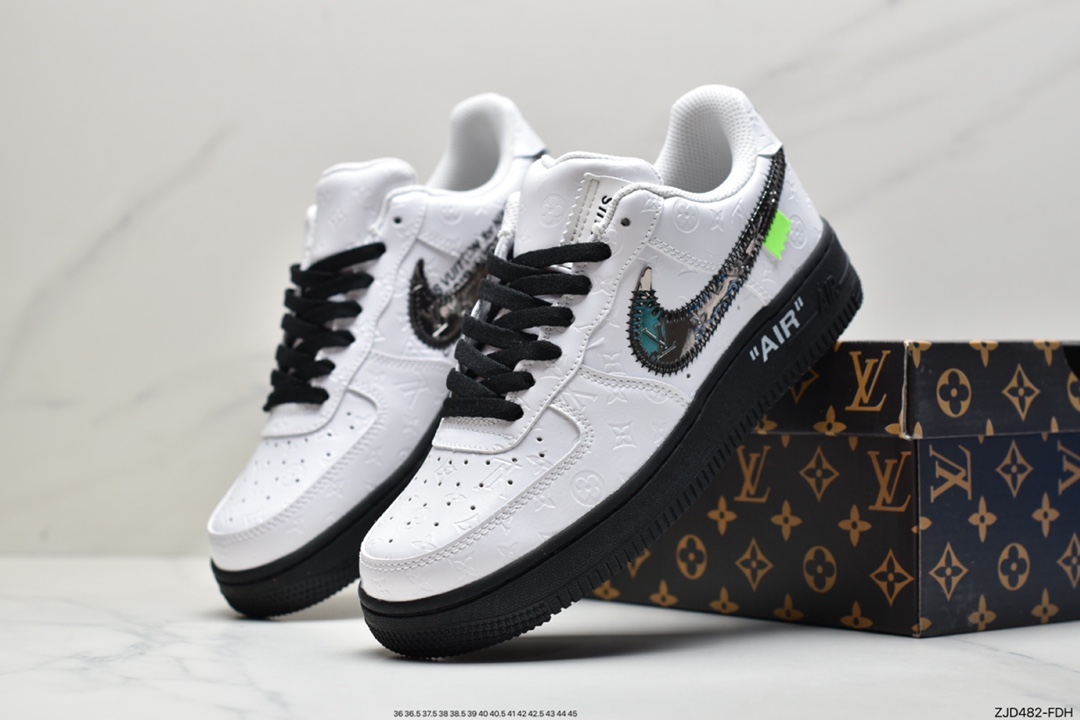 240 超奢联名 路易威登 LV×Nike Air Force 1 Low 07 空军一号 LV3369-100