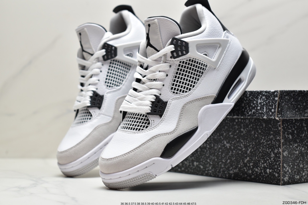 290 Air Jordan 4 “Military Black”白灰黑 DH6927-111
