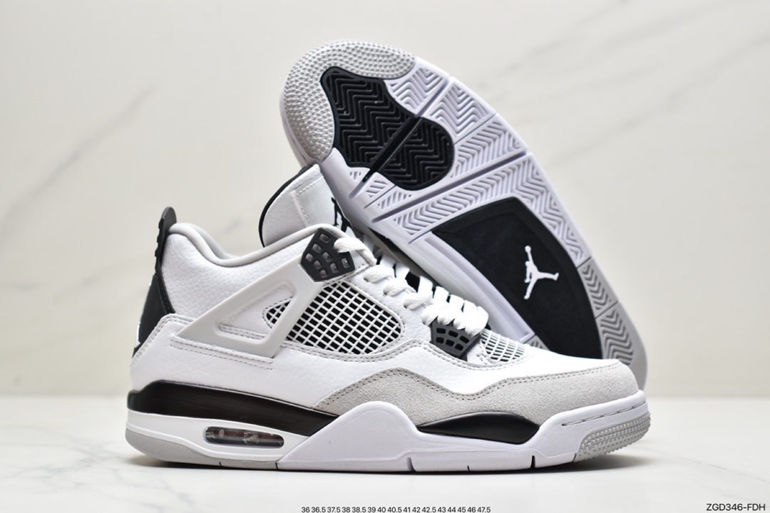 290 Air Jordan 4 “Military Black”白灰黑 DH6927-111