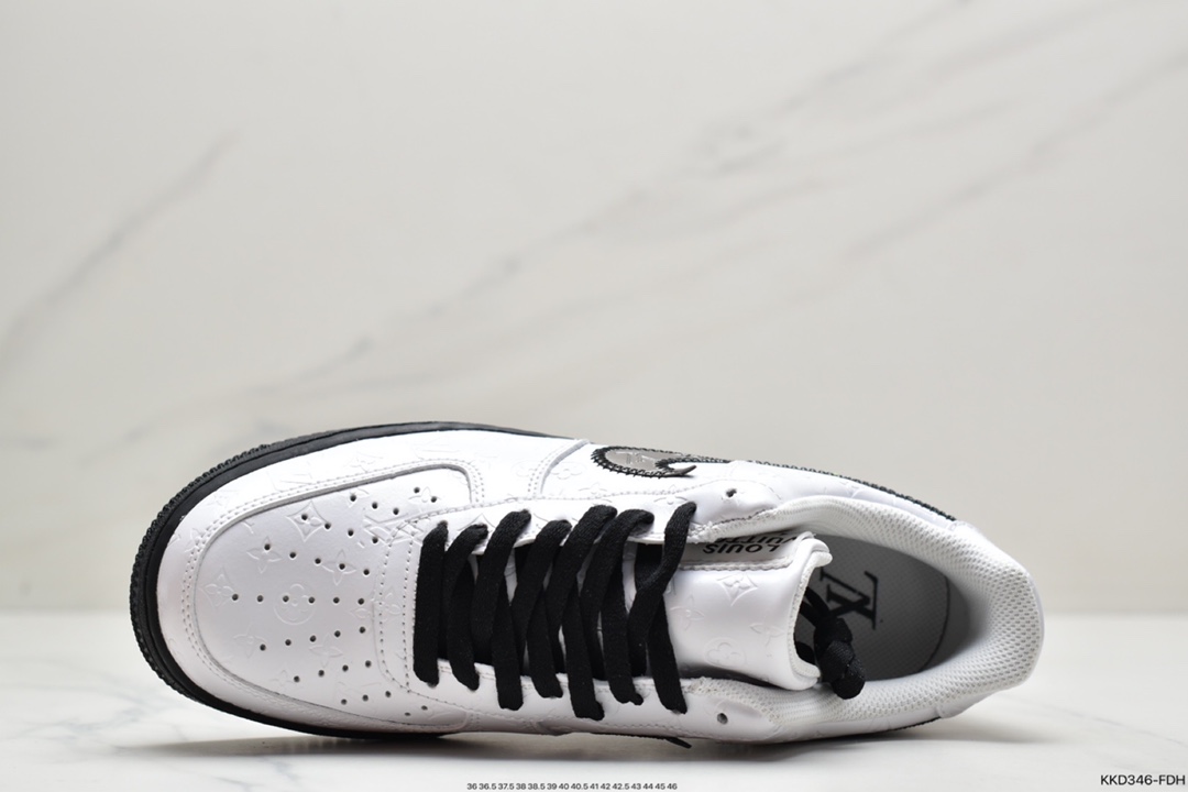 490 超奢联名 路易威登 LV×Nike Air Force 1 Low 07 空军一号LV3369-100
