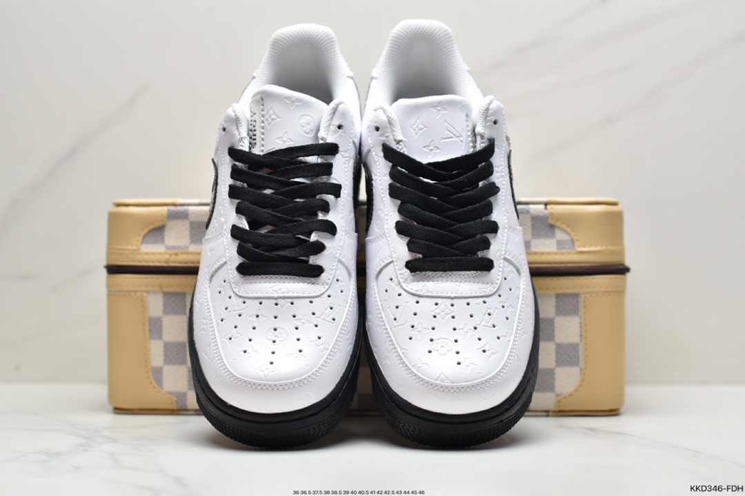 490 超奢联名 路易威登 LV×Nike Air Force 1 Low 07 空军一号LV3369-100