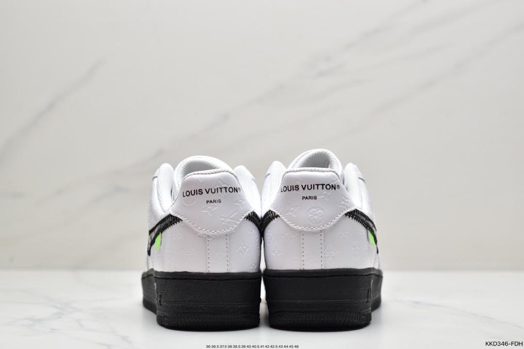 490 超奢联名 路易威登 LV×Nike Air Force 1 Low 07 空军一号LV3369-100