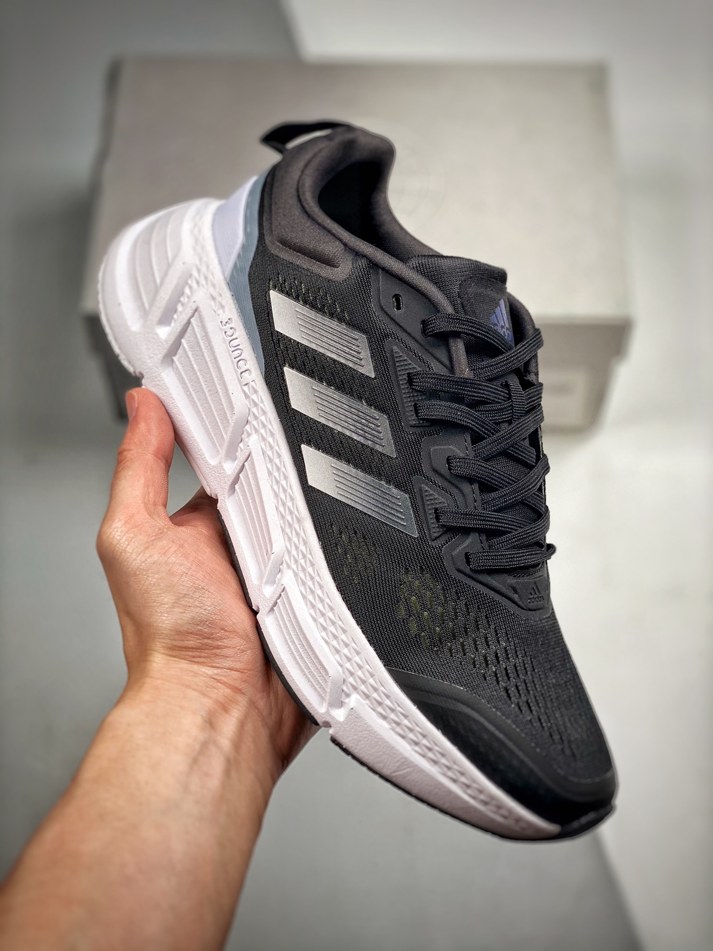 -2 Adidas Questar zapatillas de running casuales de caña baja nuevo material de malla Jacquard de alta frecuencia corre…
