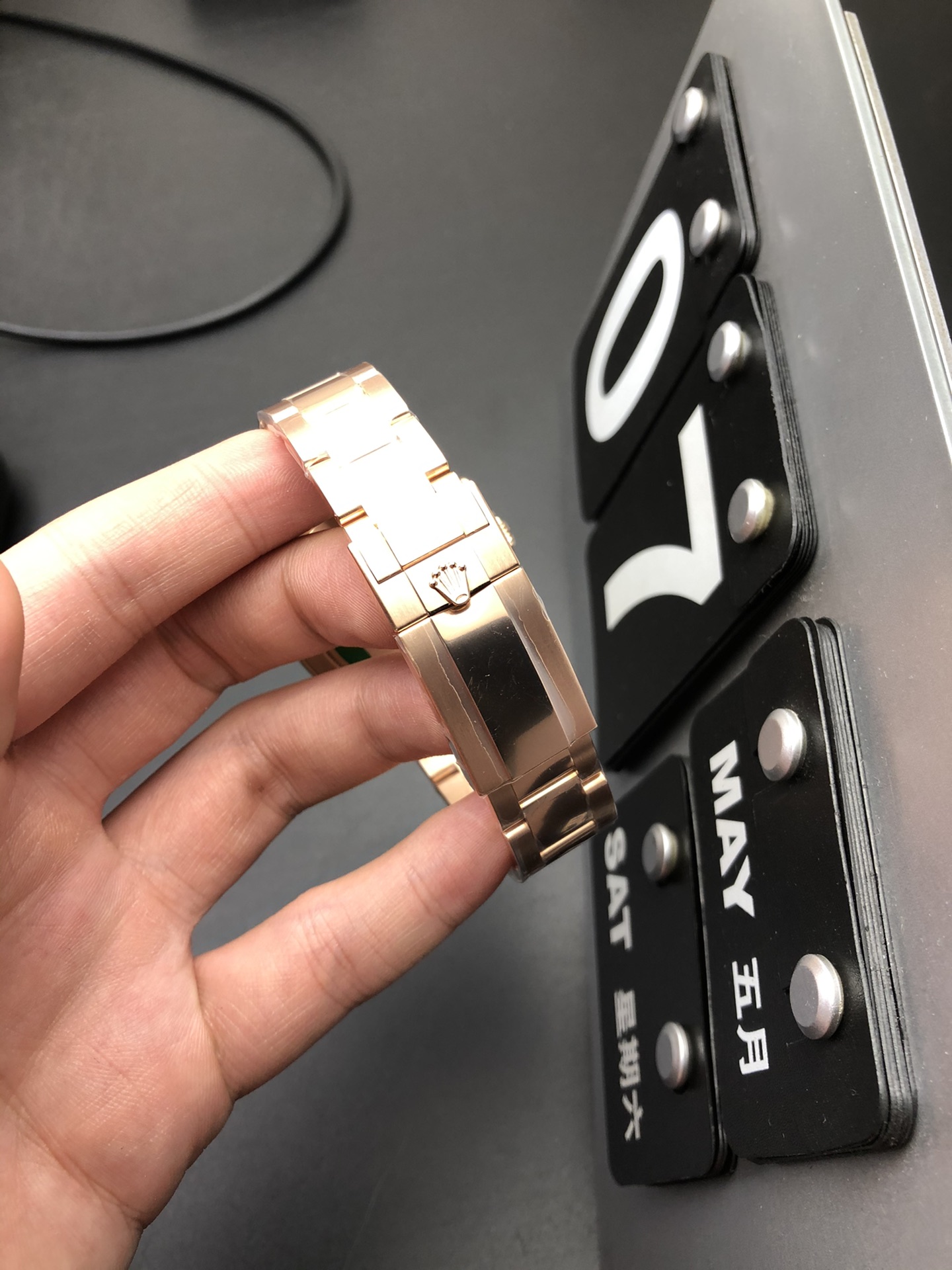 Rolex 4130包金真钻彩虹迪