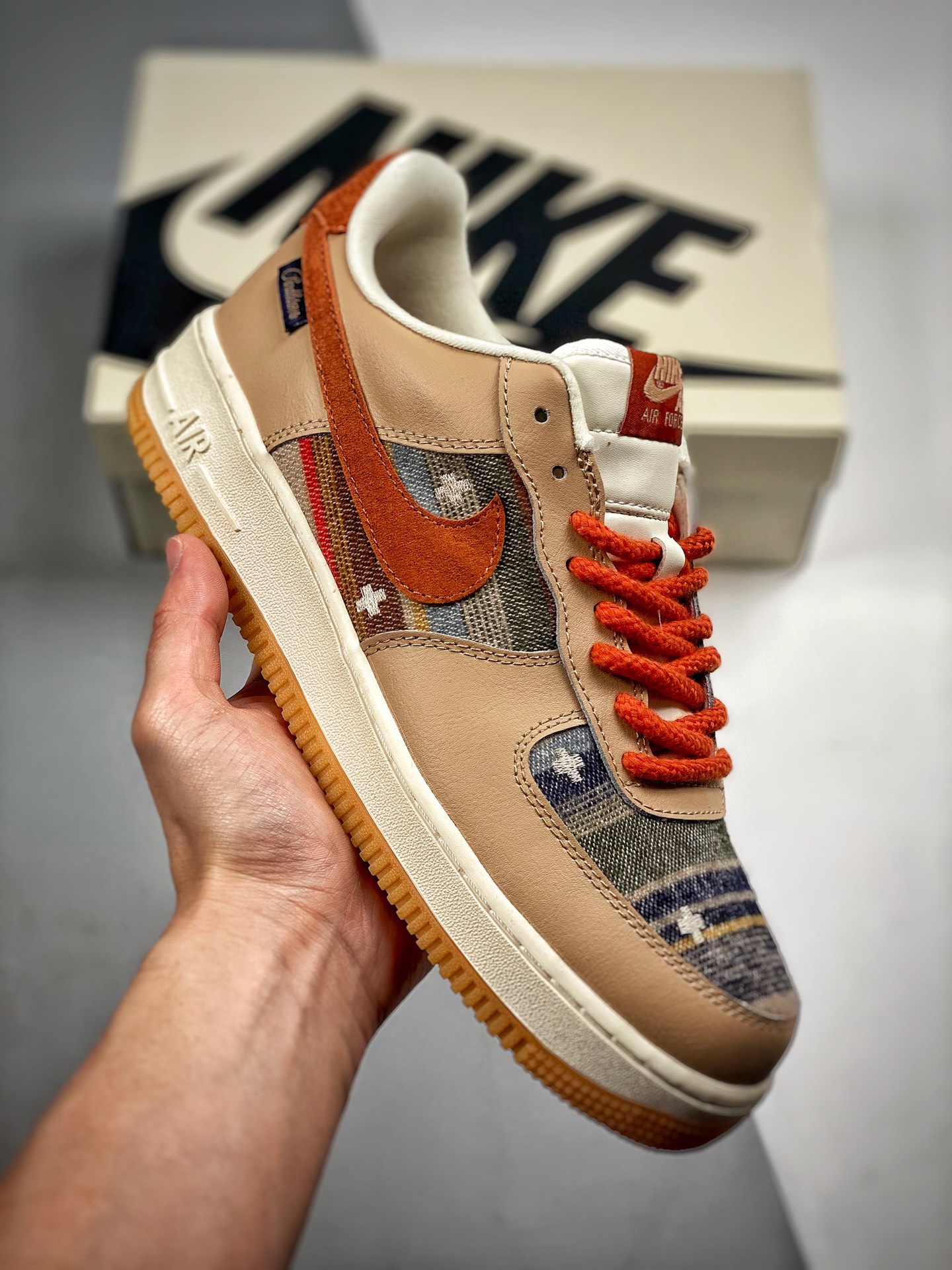 -3 Nike Air Force 1 Low '07 lona de cuero Air Force 1 zapatillas casuales de caña baja, cuero personalizado de fábrica …