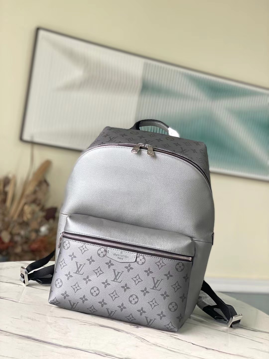 Louis Vuitton LV Discovery Bags Backpack Monogram Canvas Taigarama M30835